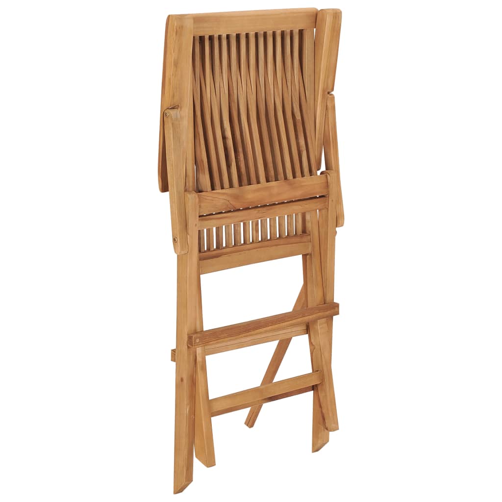 Garden Chairs 8 pcs Solid Teak Wood